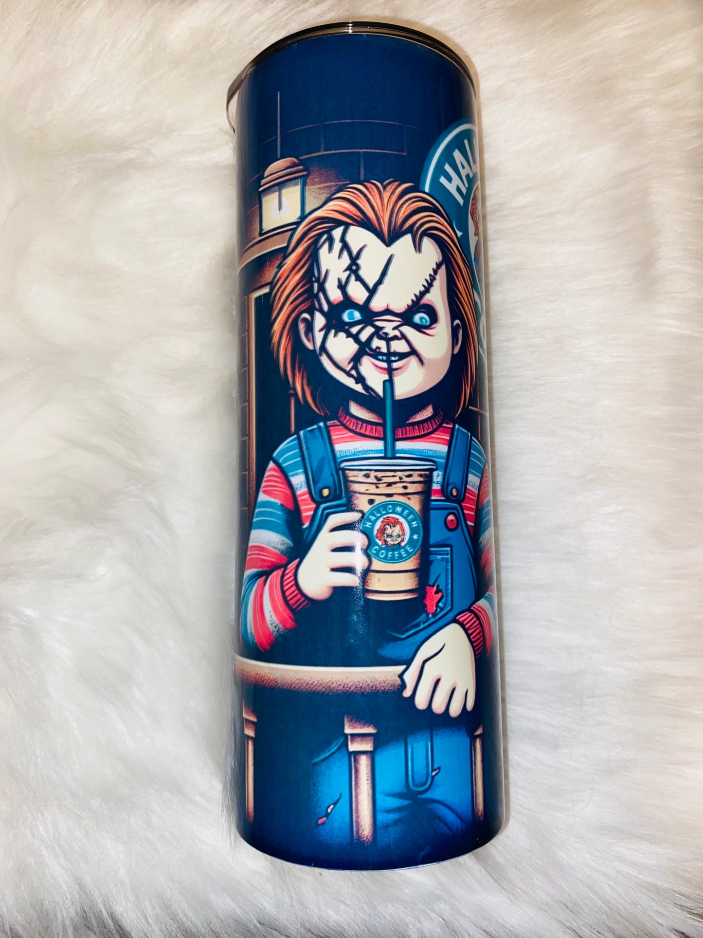 Chucky & Tiffany tumbler🔪