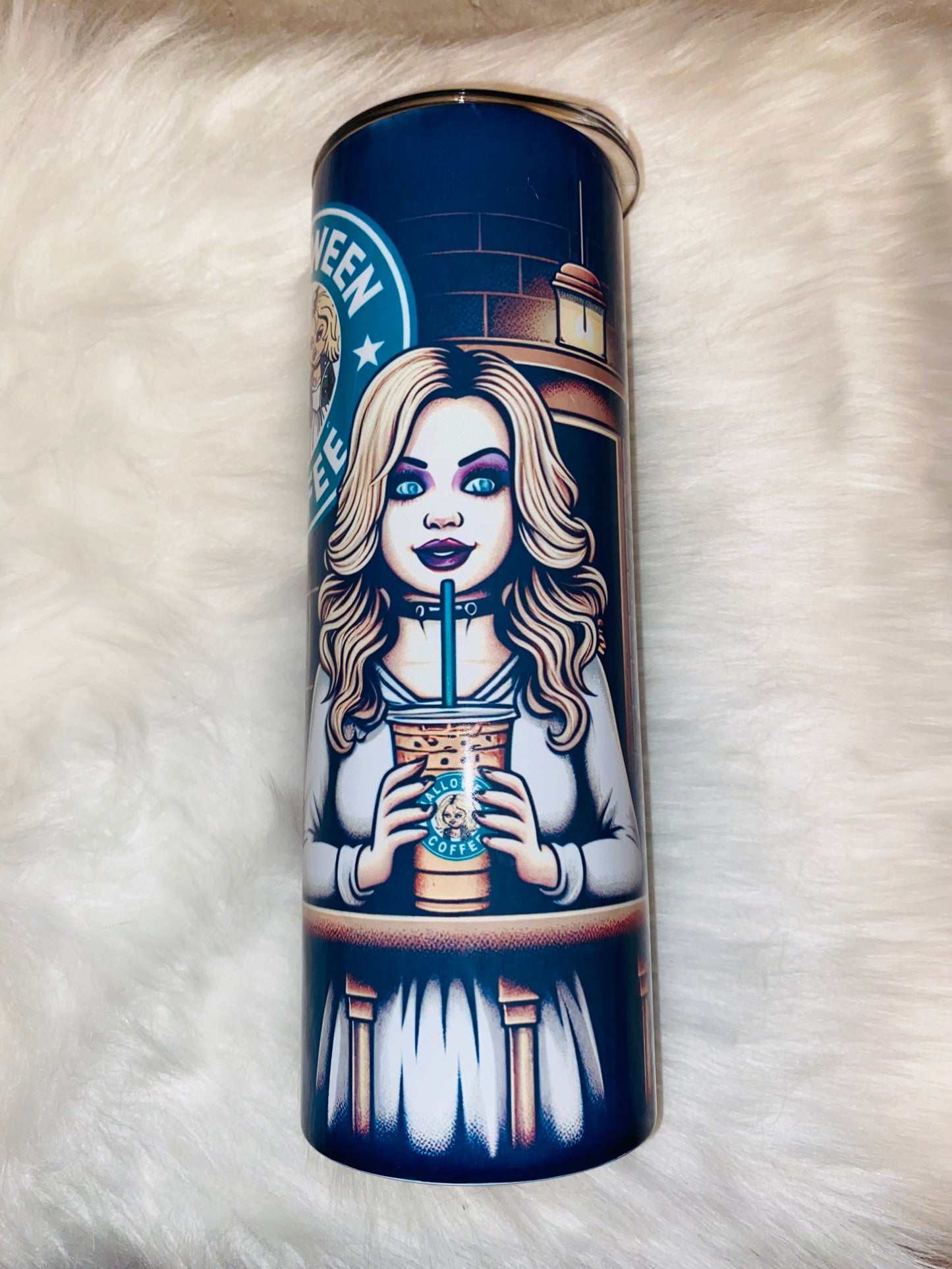 Chucky & Tiffany tumbler🔪