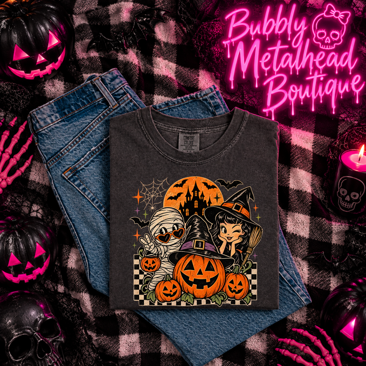 Retro Halloween DTF Transfer