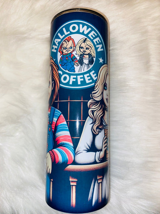 Chucky & Tiffany tumbler🔪