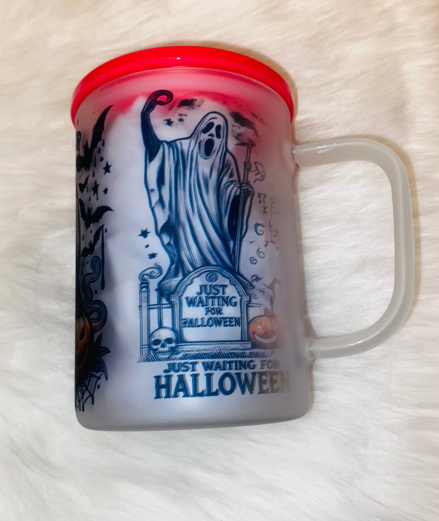 Ghost face coffee cup🎃🔪