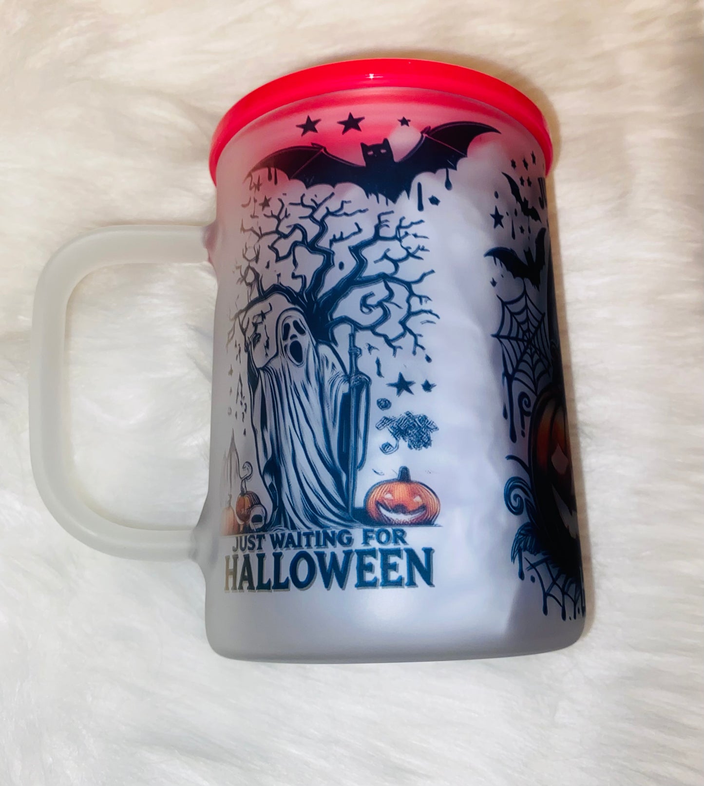 Ghost face coffee cup🎃🔪
